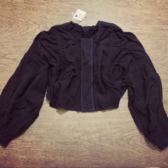 Free People 🌈 Day Dreaming Peasant Blouse - Picture 7 of 8